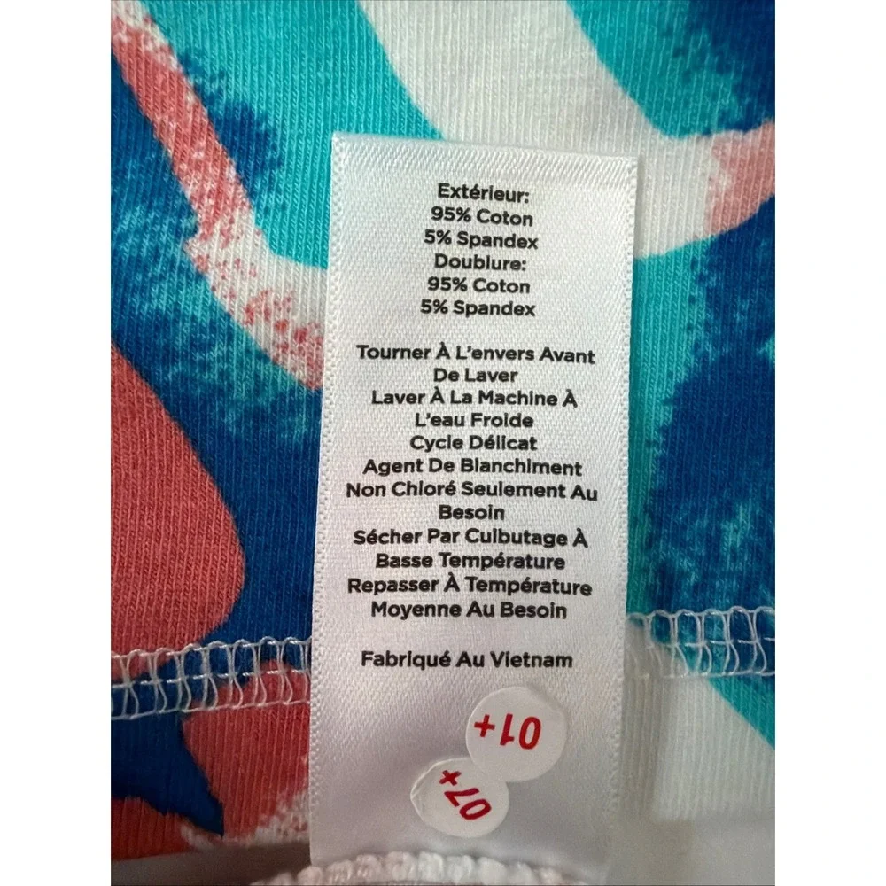 T BY TALBOTS COZY CRUSH BRUSHED Multicolor FLORAL EVERYDAY STRETCH SKORT 2X NWT